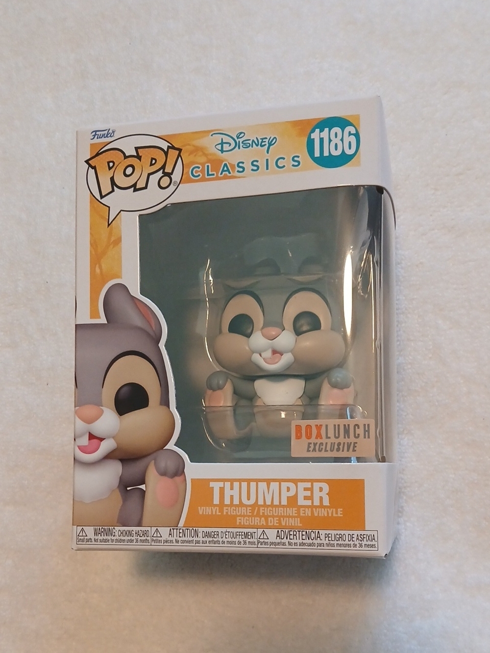 Funko Pop! Disney Classics Thumper Vinyl Figure #1186 BoxLunch Exclusive